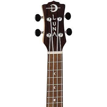 【美品】LUNA UKE TRIBAL6 ルナ ミニギター アメリカ UKE TRIBAL 6-STRING GUITARLELE - MAHOGANY